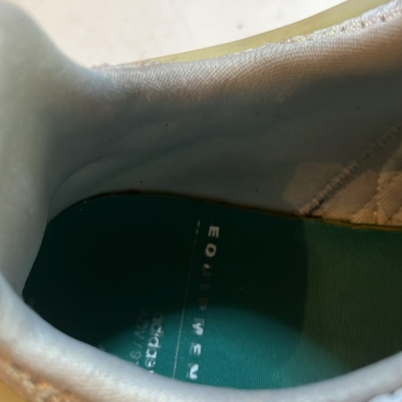 Adidas Originals EQT Bask ADV Shoes Sz 9 'Cream Blue The Three Stripes - Picture 9 of 11